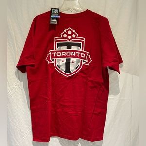Very cool Toronto FC t-shirt. Very eye-catching!